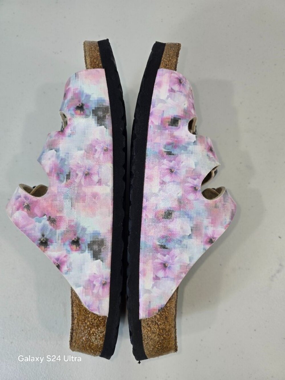 Papillio Florida sandals with rose pattern women's size 10 - Picture 6 of 9